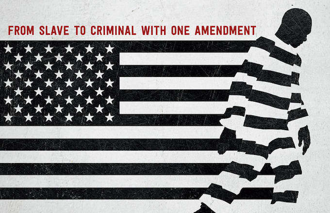 13th film graphic. Mass incarceration.