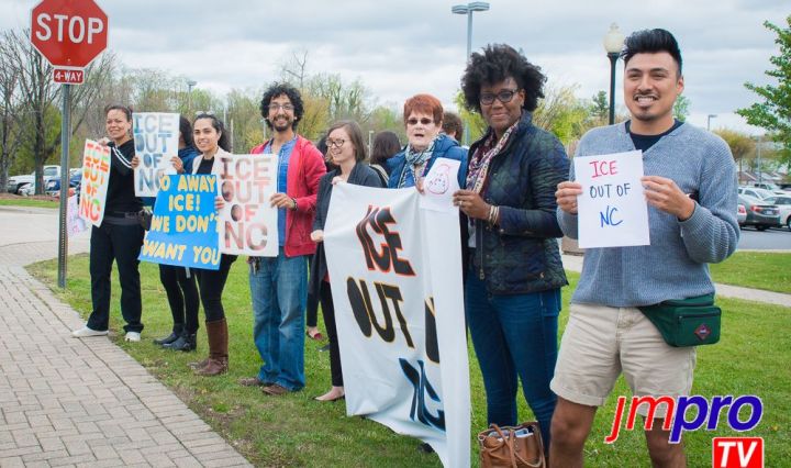 Protesting ICE. JMPRO TV Community Media. Community Action.