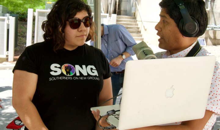 SONG and JMPRO at the Black Mamas Bail Out community action.